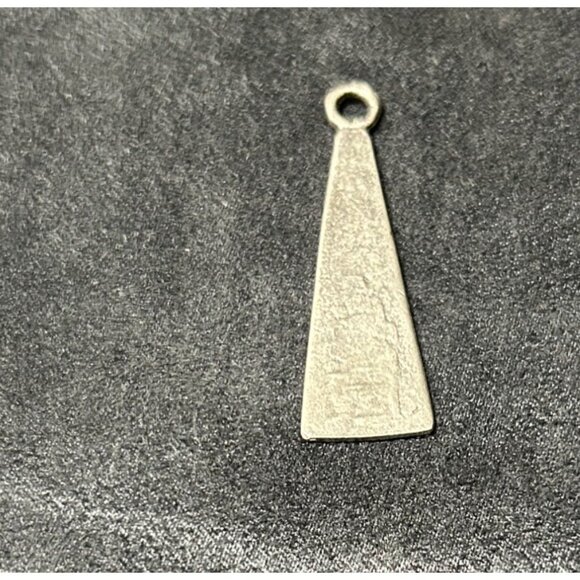 Native American Kokopelli Flute Player Sterling Silver Pendant 1.5in I972 - Picture 4 of 5